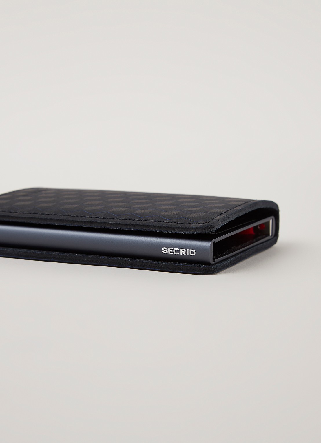 Secrid Slimwallet Wallet pasjeshouder van leer - detail 3 zwart