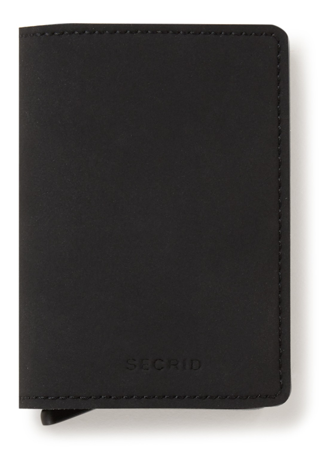 Secrid Soft Touch portemonnee van vegan leer - voorkant zwart