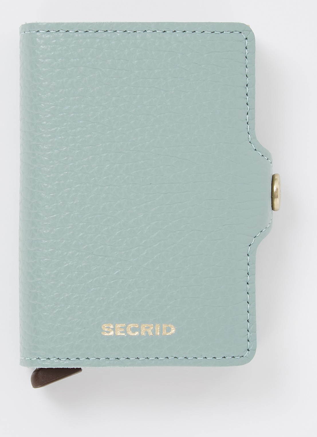 Secrid Twinwallet pasjeshouder van leer - voorkant mint