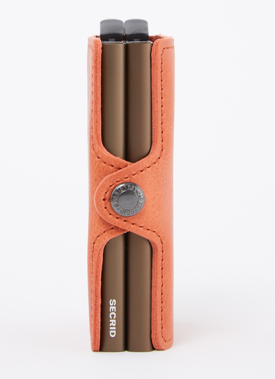 Secrid Twinwallet pasjeshouder van leer - detail orange