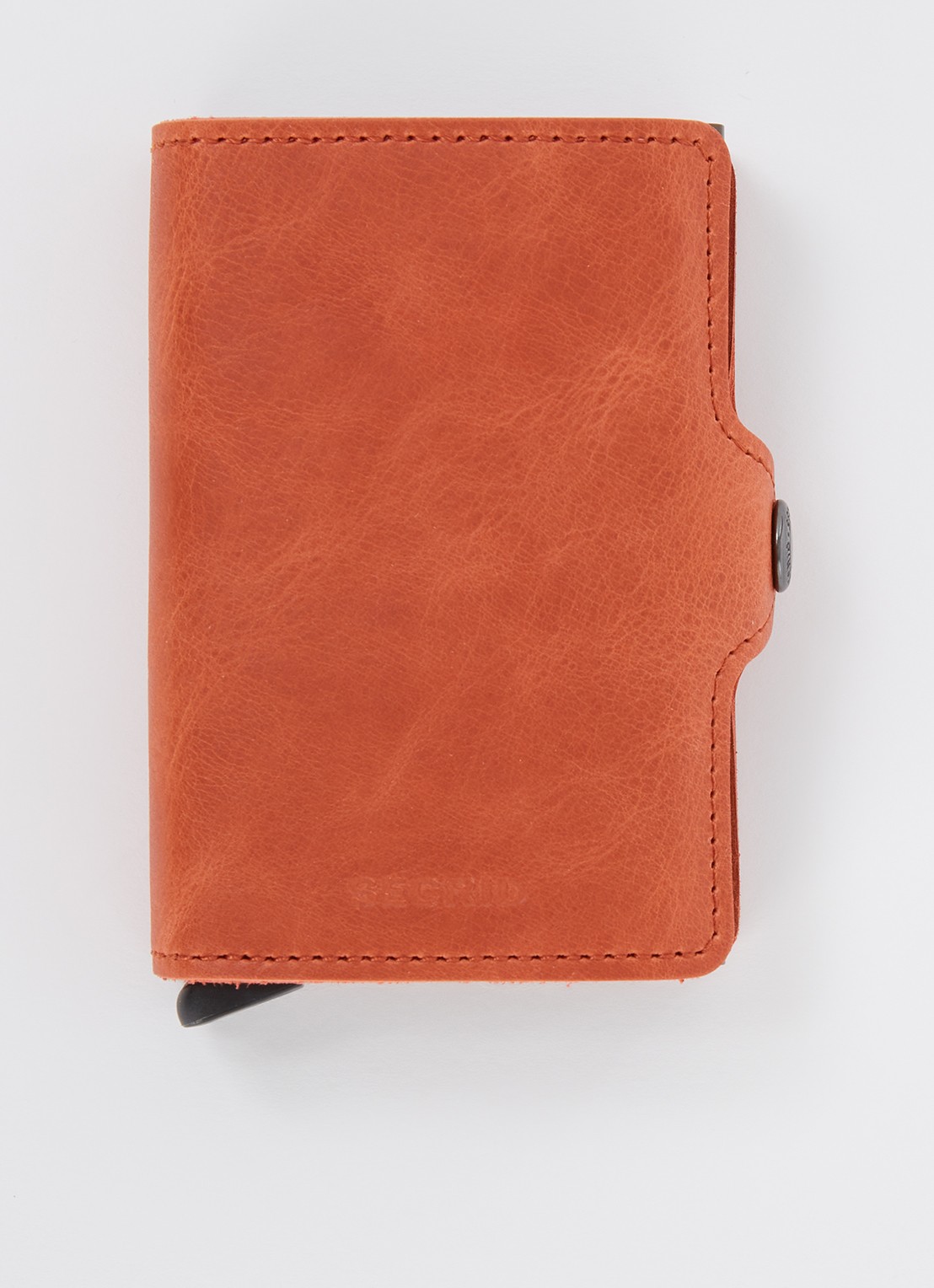 Secrid Twinwallet pasjeshouder van leer - voorkant 2 orange