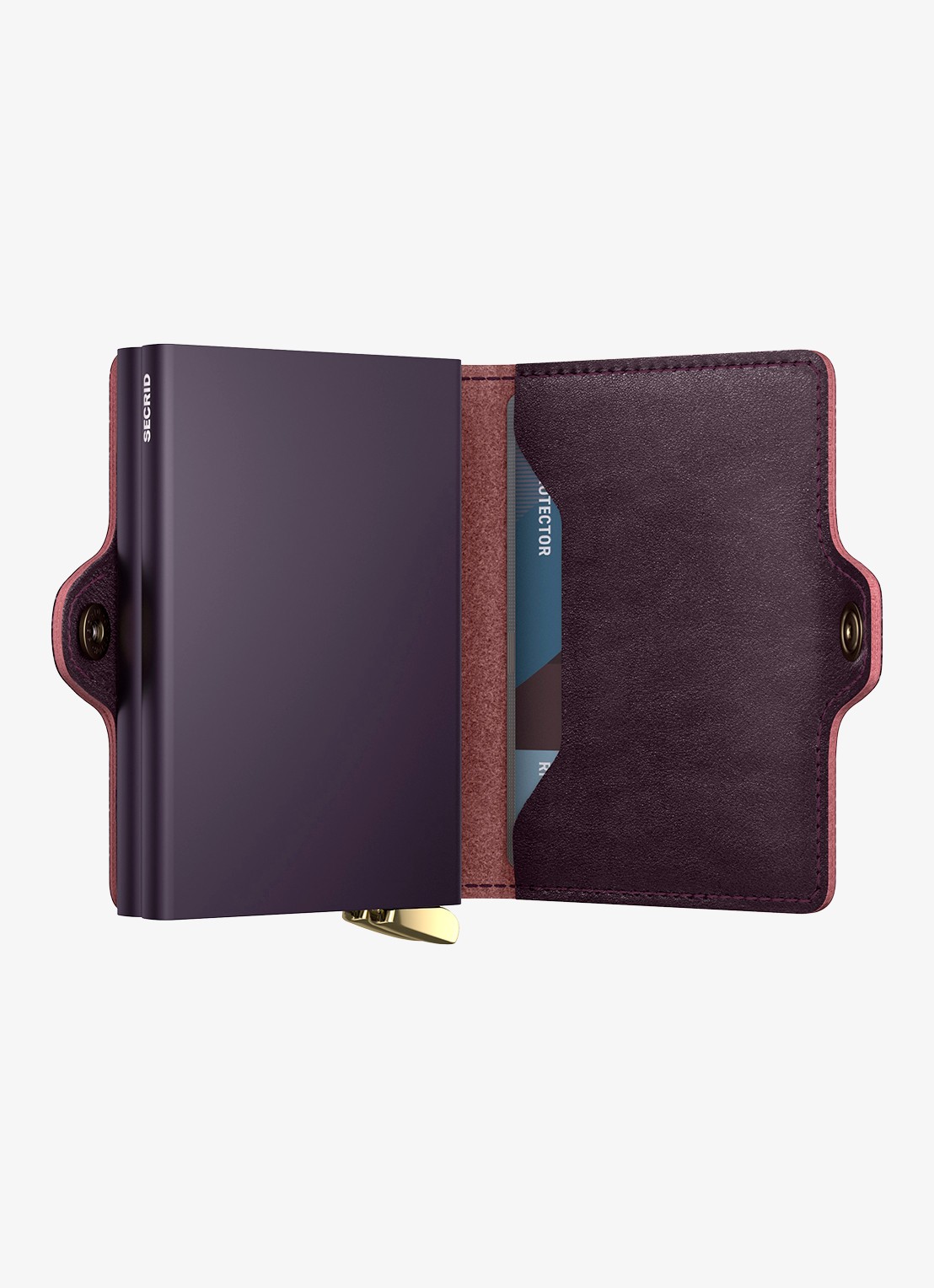 Secrid Twinwallet+ pasjeshouder van leer - detail 4 aubergine
