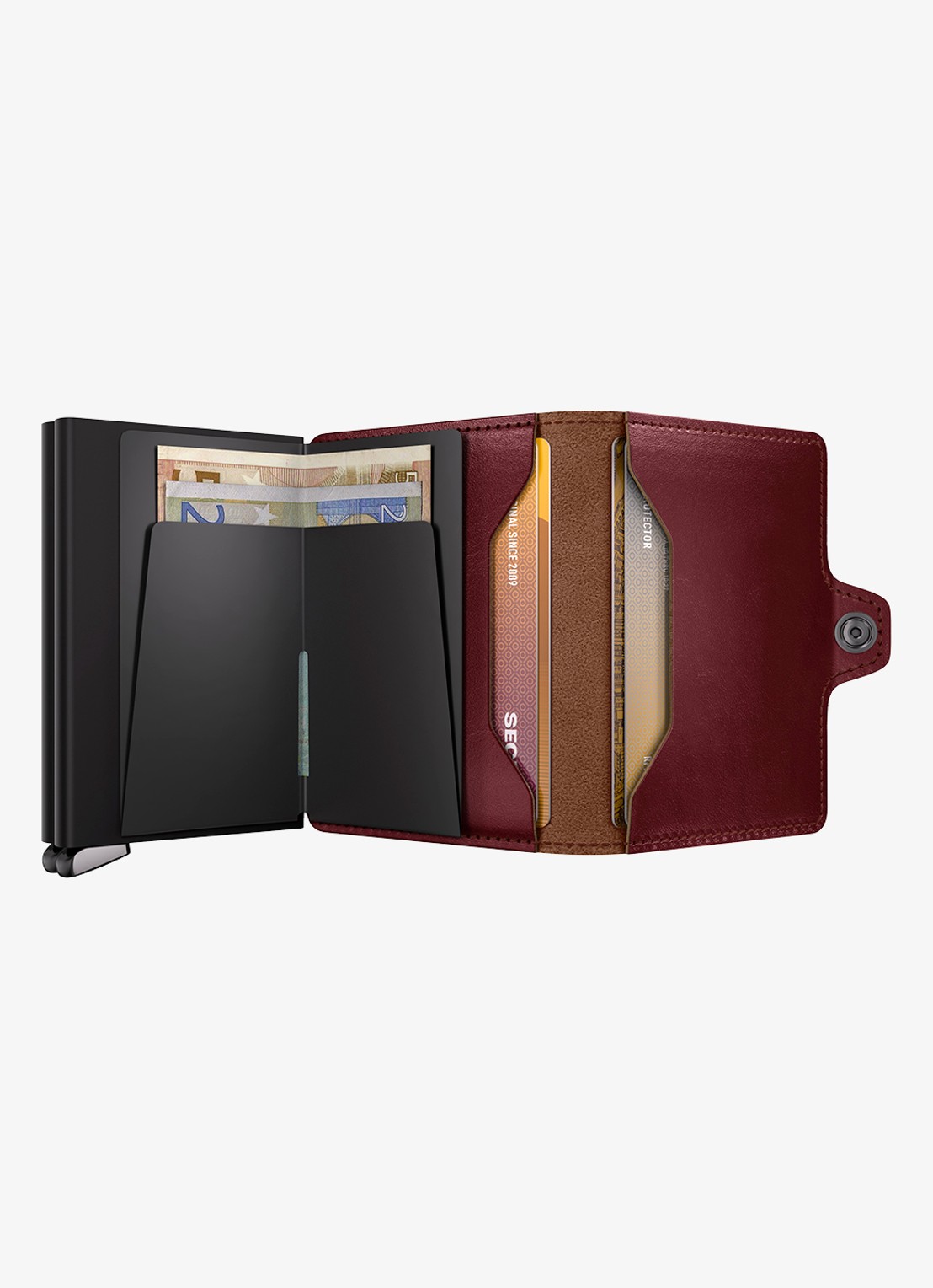 Secrid Twinwallet+ pasjeshouder van leer - detail 3 bruin