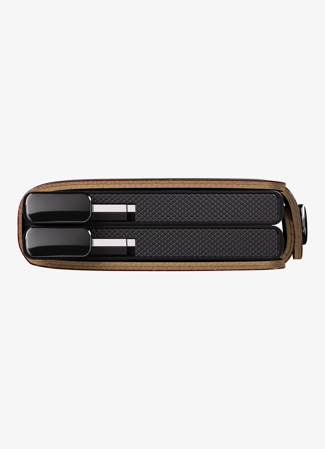 Secrid Twinwallet+ pasjeshouder van leer - detail 4 bruin