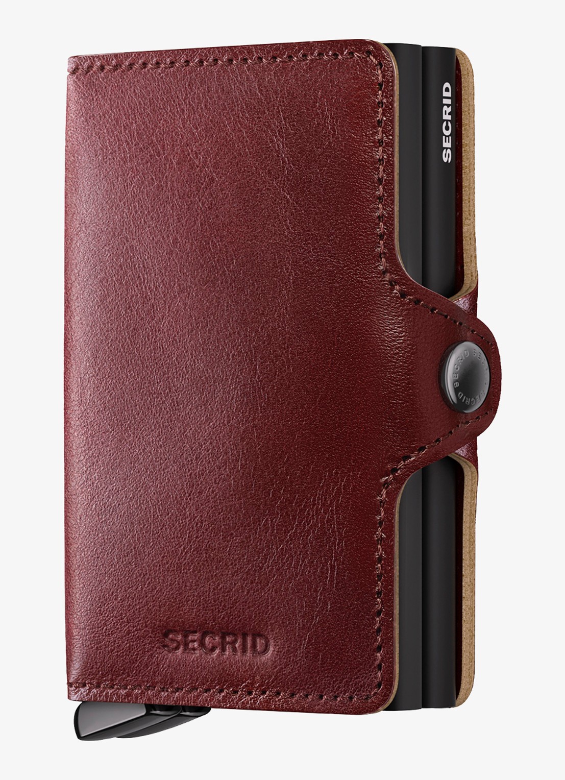 Secrid Twinwallet+ pasjeshouder van leer - voorkant 6 bruin