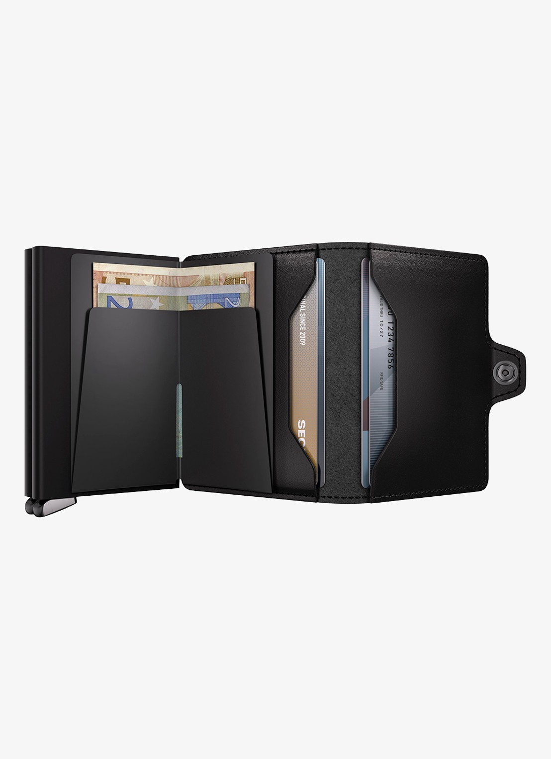 Secrid Twinwallet+ pasjeshouder van leer - detail 5 zwart