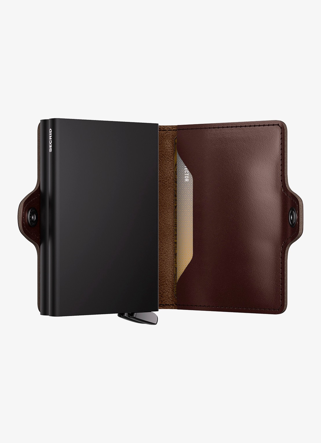 Secrid Twinwallet+ pasjeshouder van leer - detail 3 donkerbruin