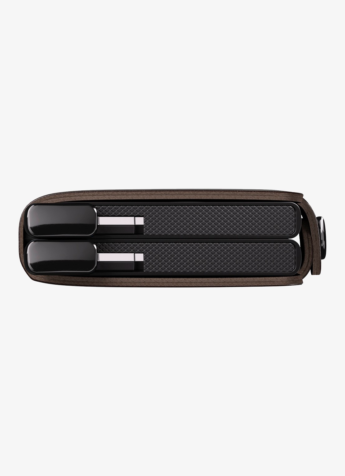 Secrid Twinwallet+ pasjeshouder van leer - detail 5 donkerbruin