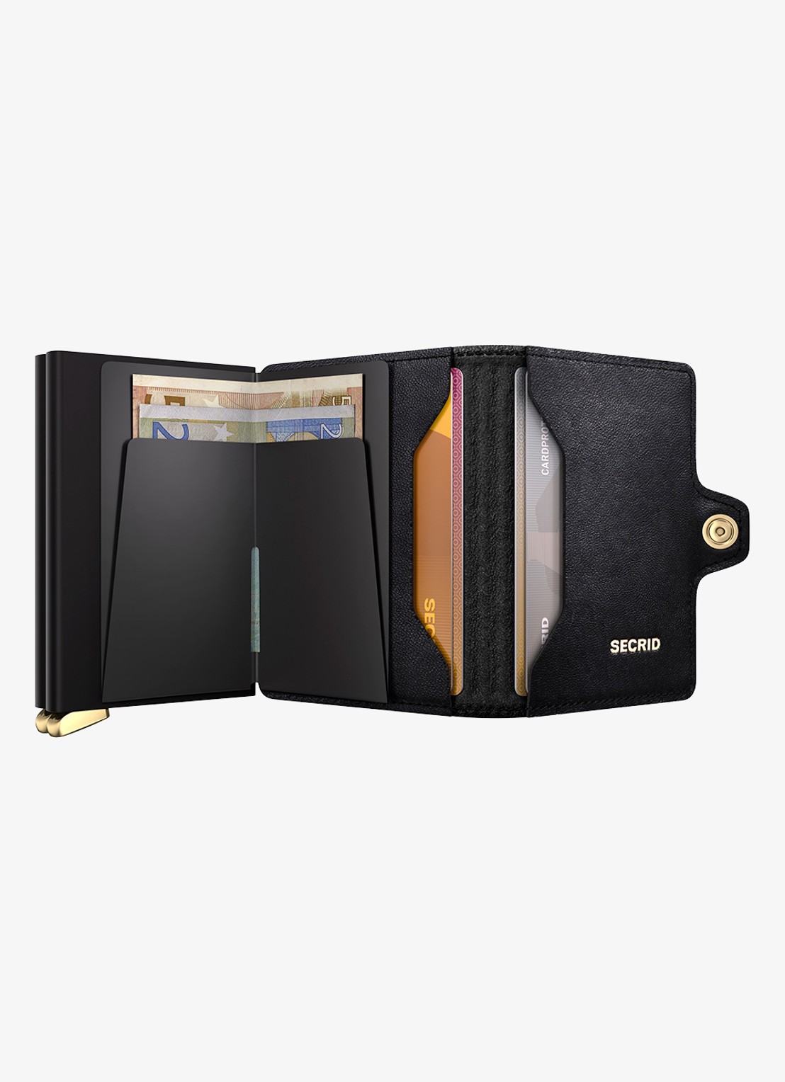 Secrid Twinwallet+ pasjeshouder van leer - detail 5 zwart
