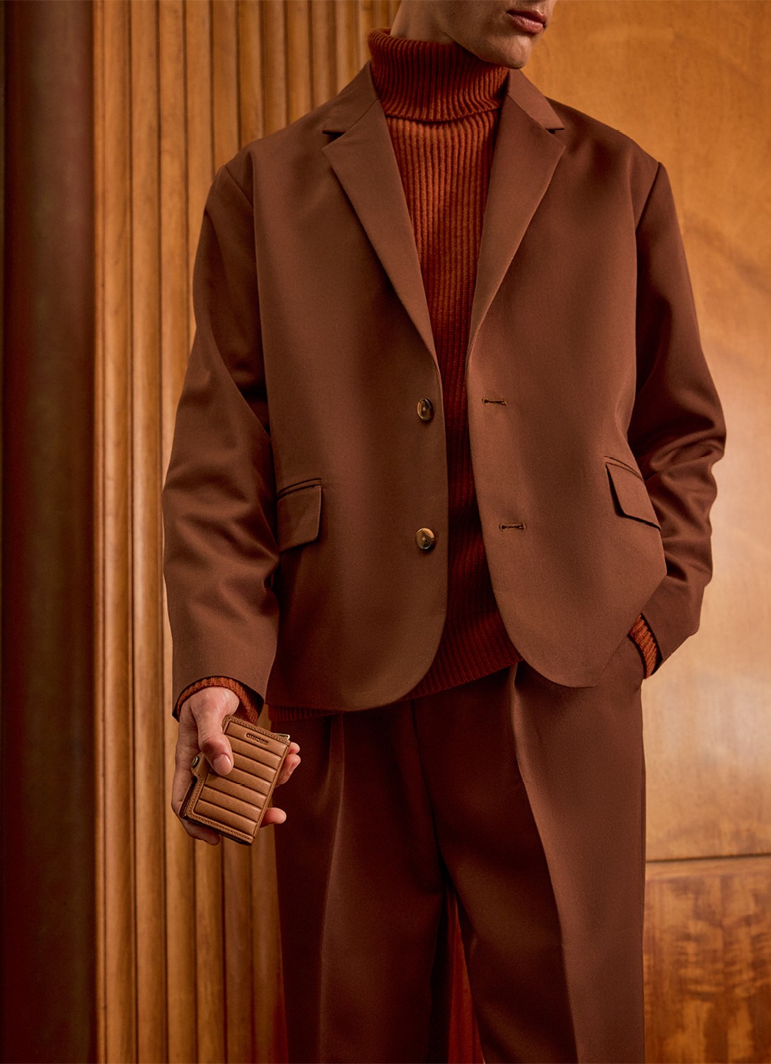Secrid Twinwallet+ pasjeshouder van leer - detail 7 cognac