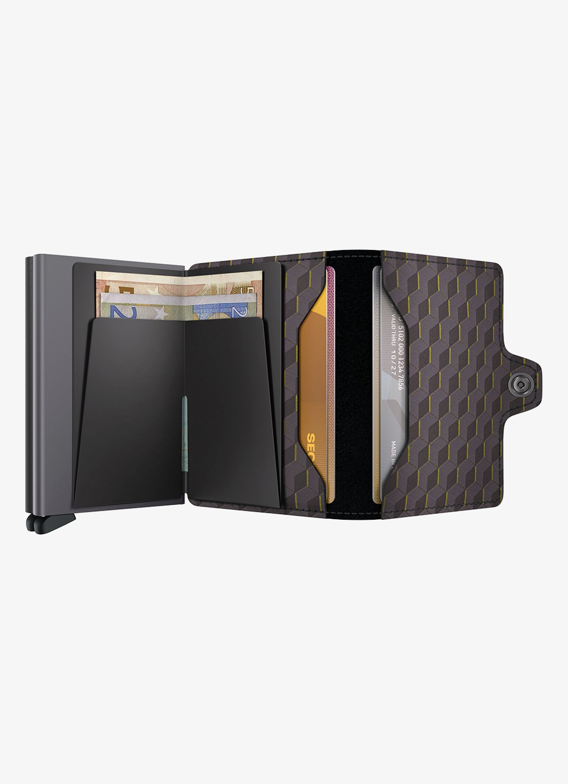 Secrid Twinwallet pasjeshouder van leer - detail 2 antraciet