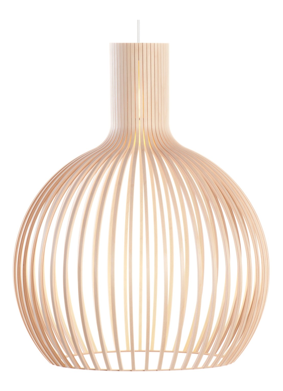 Secto Design Octo 4240 hanglamp Ø 54 cm - voorkant bruin