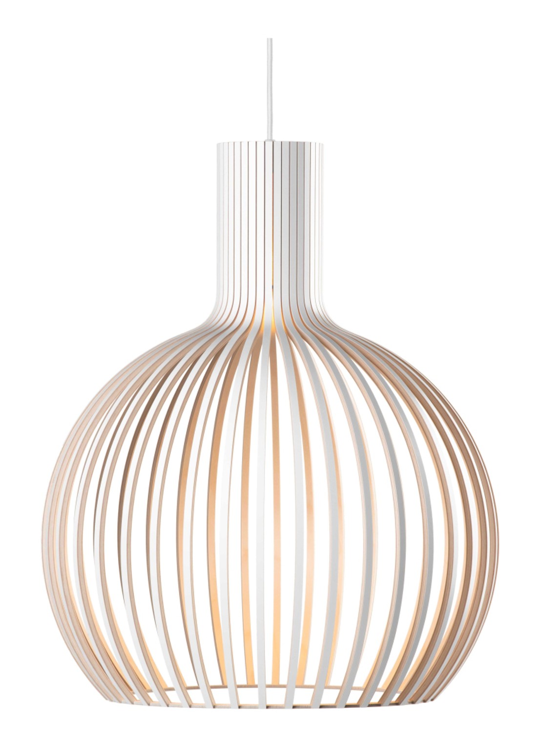 Secto Design Octo Small 4241 hanglamp Ø 45 cm - voorkant wit