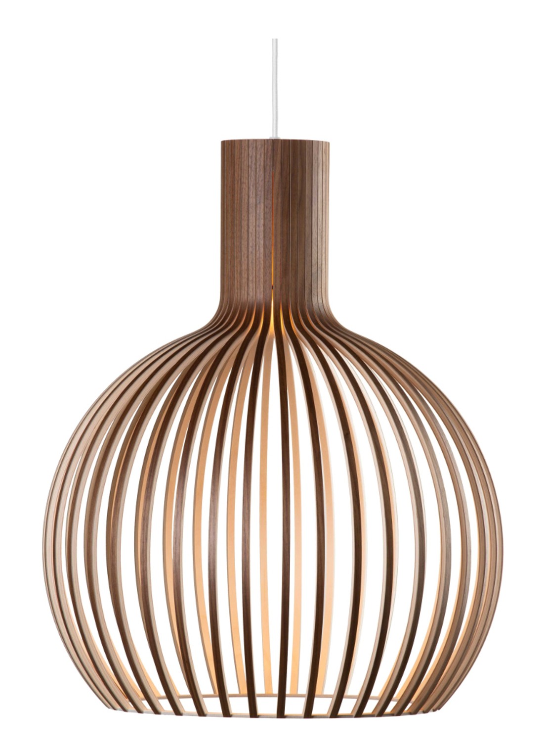 Secto Design Octo Small 4241 hanglamp Ø 45 cm - voorkant bruin