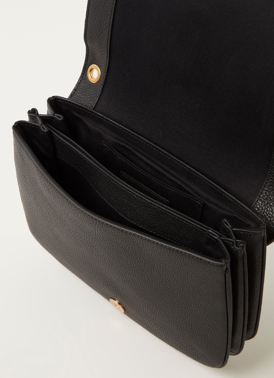 See By Chloé Hana Medium crossbodytas van leer - detail 4 zwart