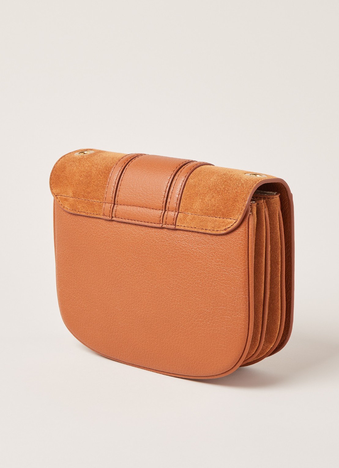 See By Chloé Hana Medium crossbodytas van leer - detail 3 cognac