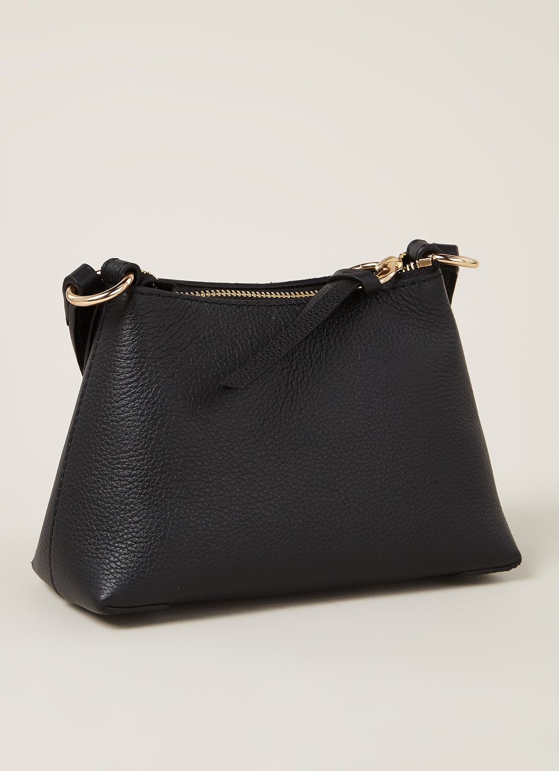 See By Chloé Joan Mini crossbodytas van leer en suède - detail 4 zwart