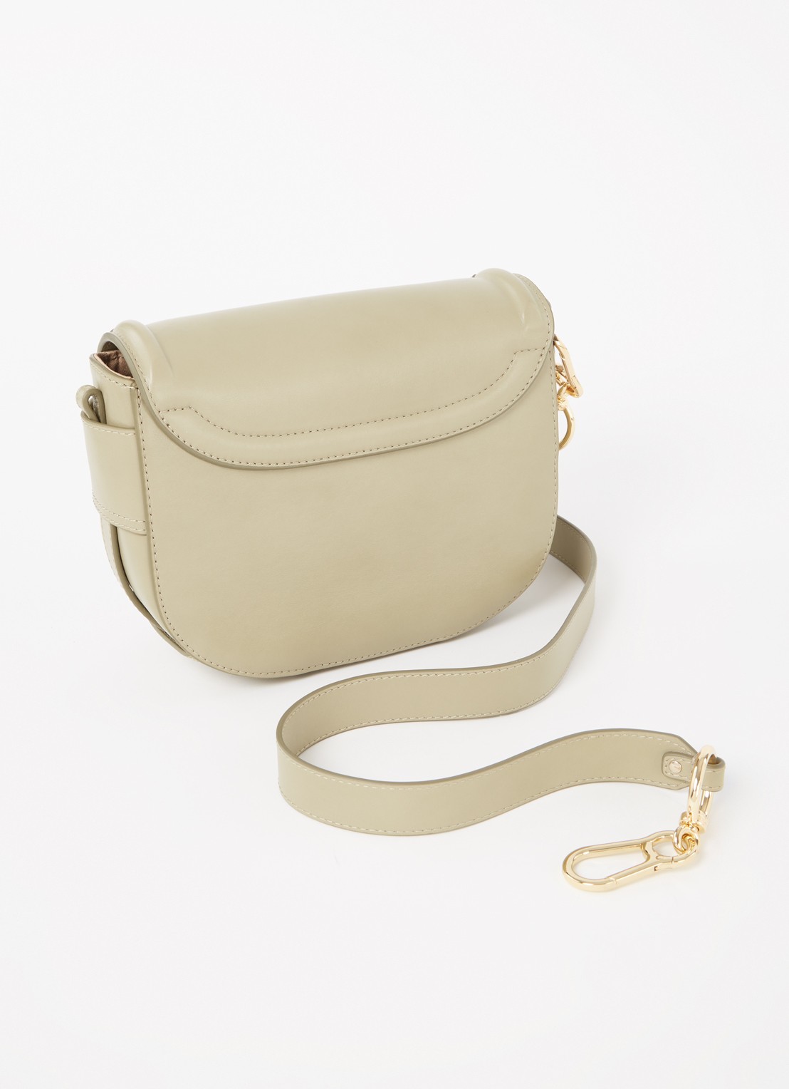 See By Chloé Mara crossbodytas van leer - achterkant 3 groen