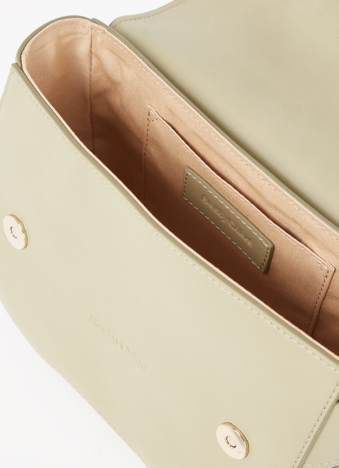 See By Chloé Mara crossbodytas van leer - detail 4 groen