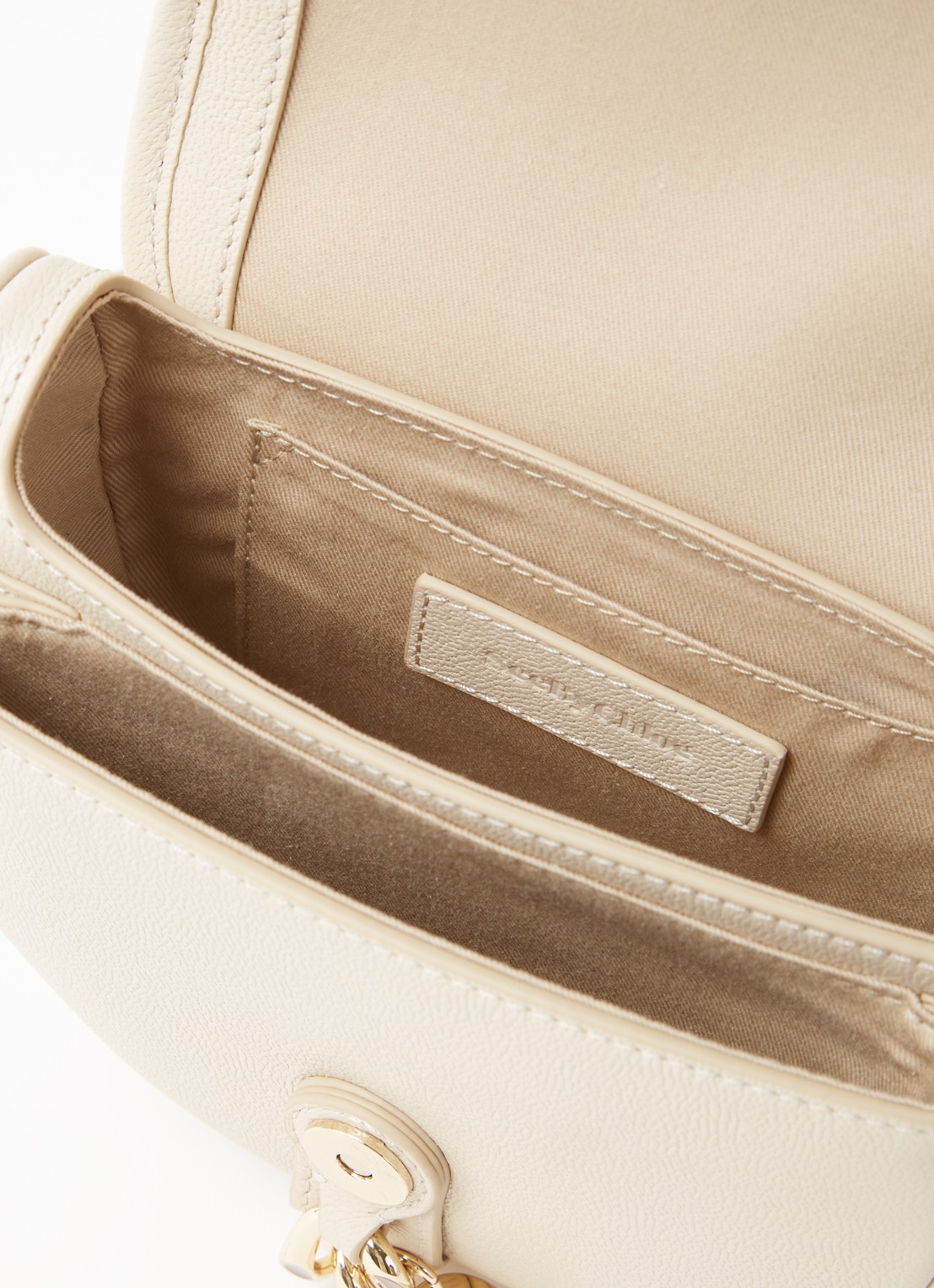 See By Chloé Mara crossbodytas van leer - detail 4 beige