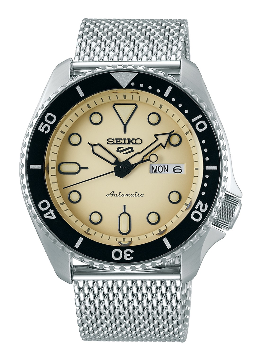 Seiko 5 Sports Automatic horloge SRPD67K1 - voorkant zilver