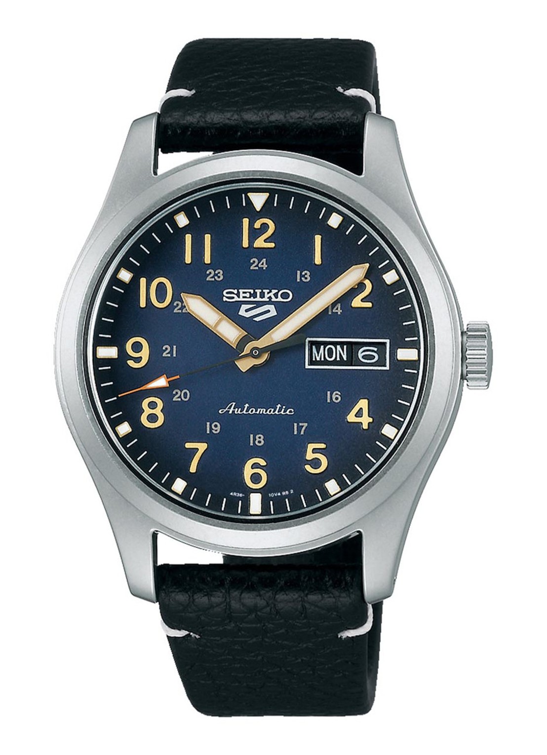 Seiko 5 Sports Automatic horloge SRPG39K1 - voorkant zilver