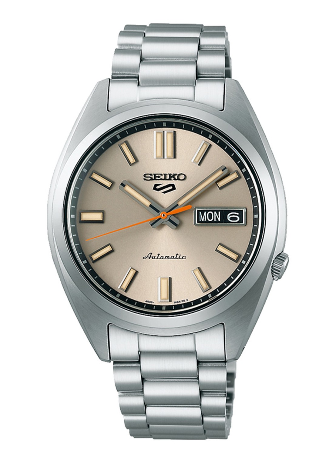 Seiko 5 Sports Automatic horloge SRPK91K1 - voorkant zilver