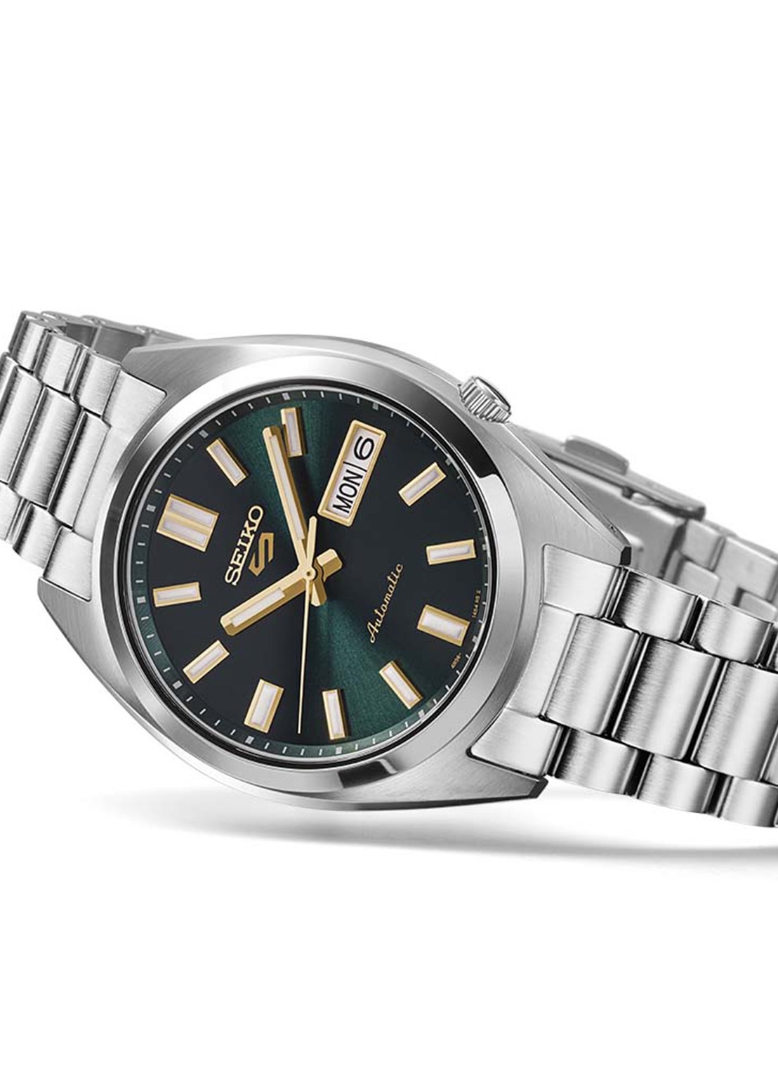 Seiko 5 Sports Automatic horloge SRPL57K1 - detail 3 zilver