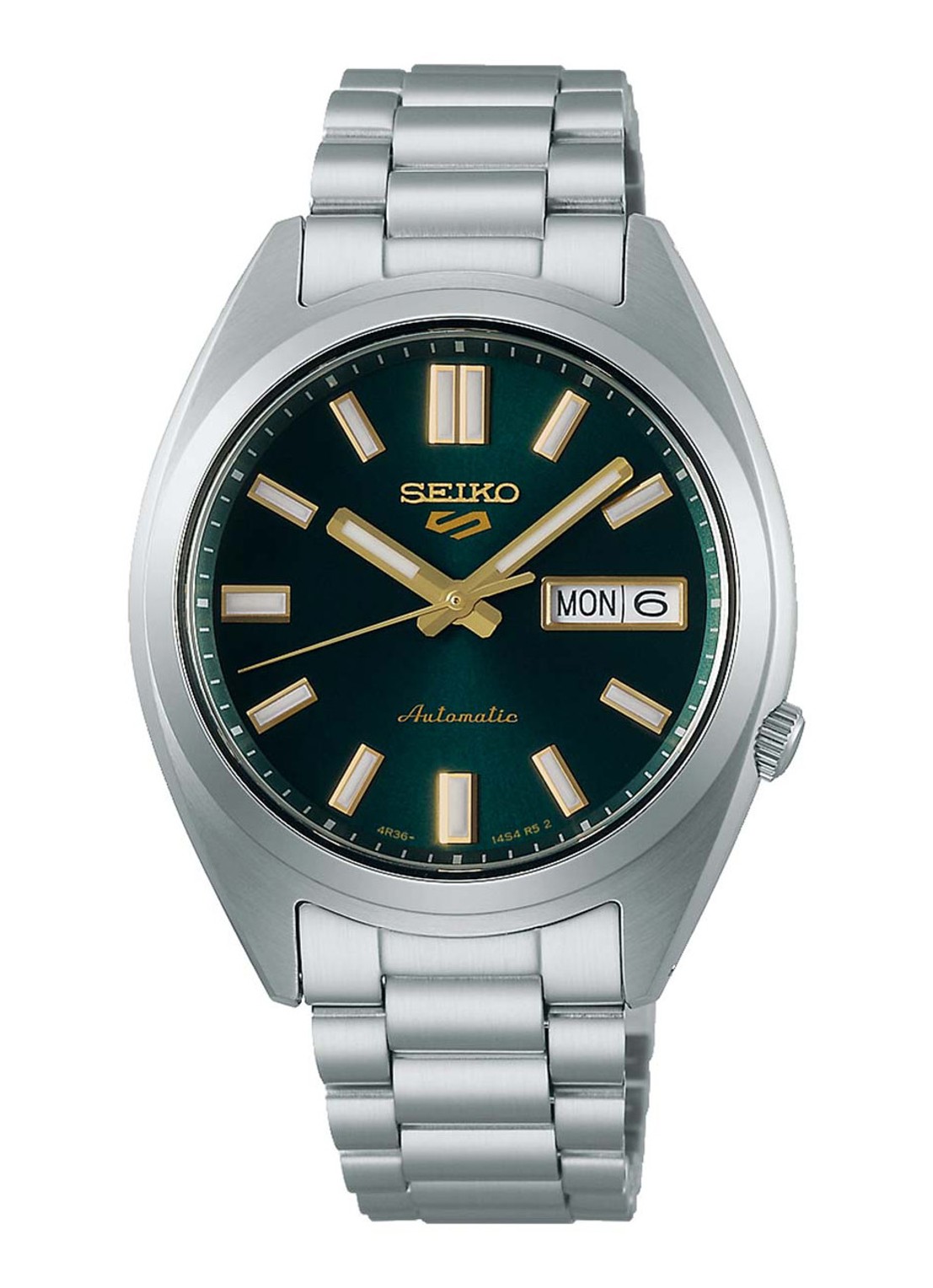 Seiko 5 Sports Automatic horloge SRPL57K1 - voorkant 4 zilver
