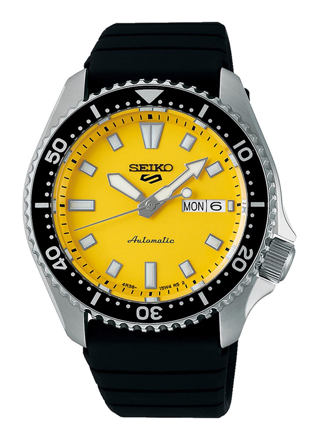 Seiko 5 Sports Automatic horloge SRPL87K1 - voorkant zwart