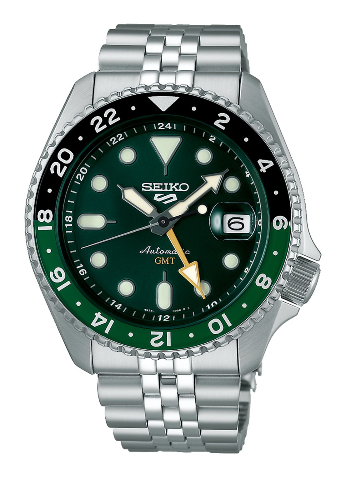 Seiko 5 Sports Automatic horloge SSK035K1 - voorkant zilver