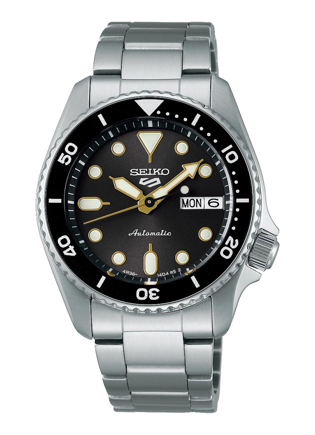 Seiko 5 Sports Automatic SRPL79K1 - voorkant grijs