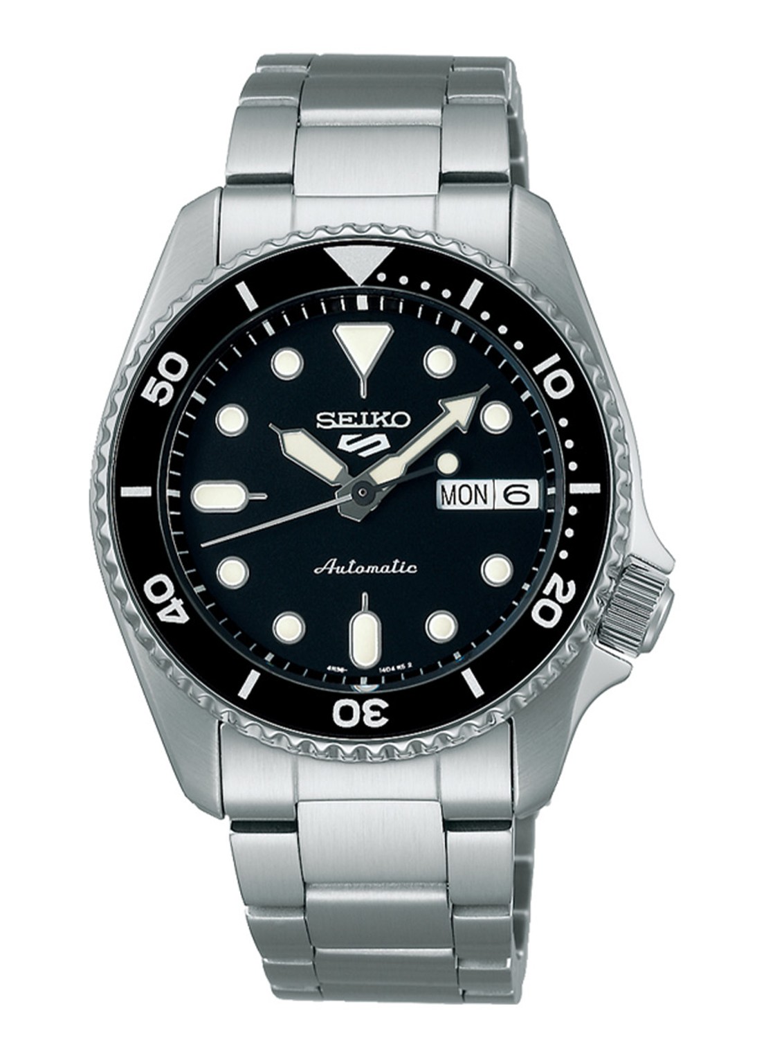 Seiko 5 sports horloge SRPK29K1 - voorkant zilver