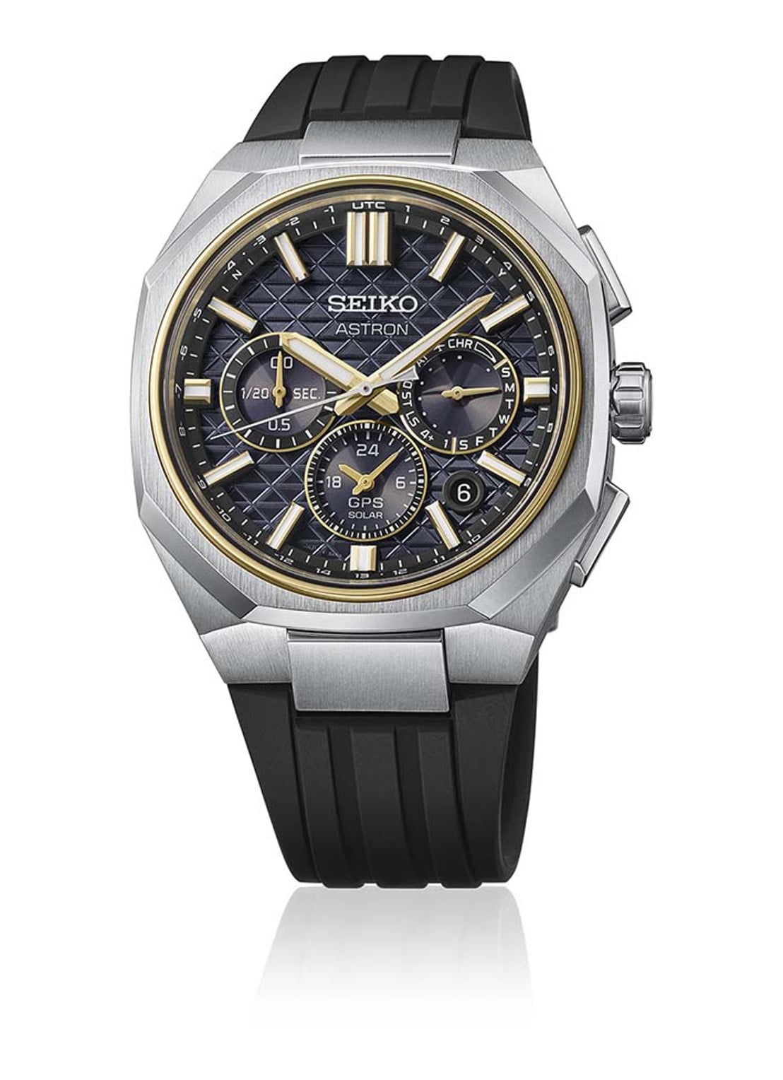 Seiko Astron GPS Solar horloge HAB003J1 - detail 3 zilver