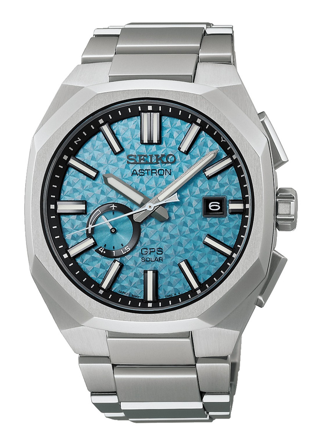 Seiko Astron Solar GPS Limited Edition horloge SSJ027J1 - voorkant zilver