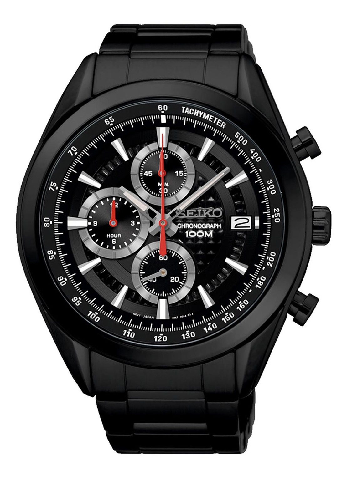 Seiko Horloge SSB179P1 - voorkant zwart