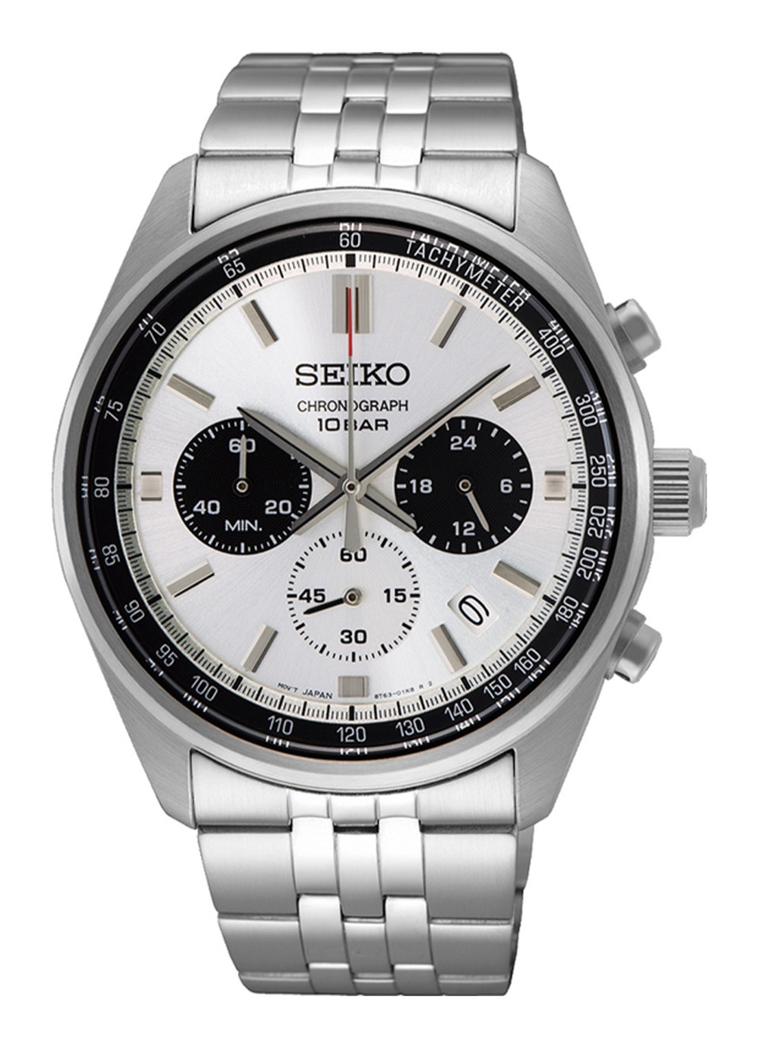 Seiko Horloge SSB425P1 - voorkant zilver
