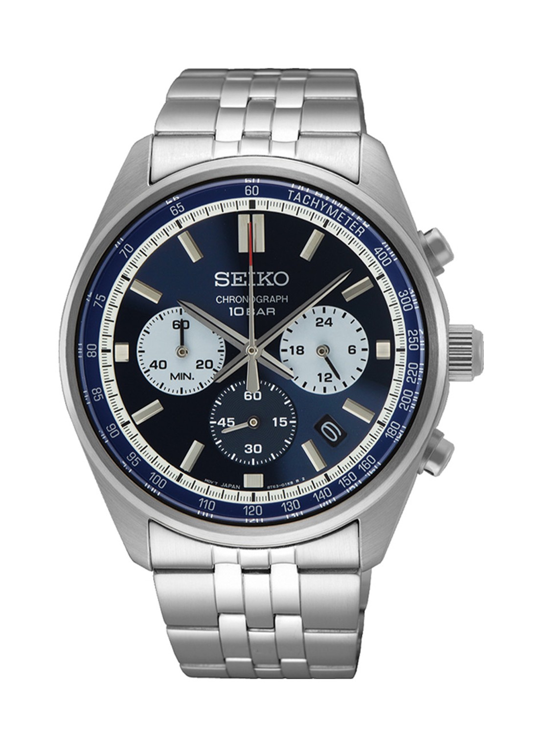 Seiko Horloge SSB427P1 - voorkant blauw