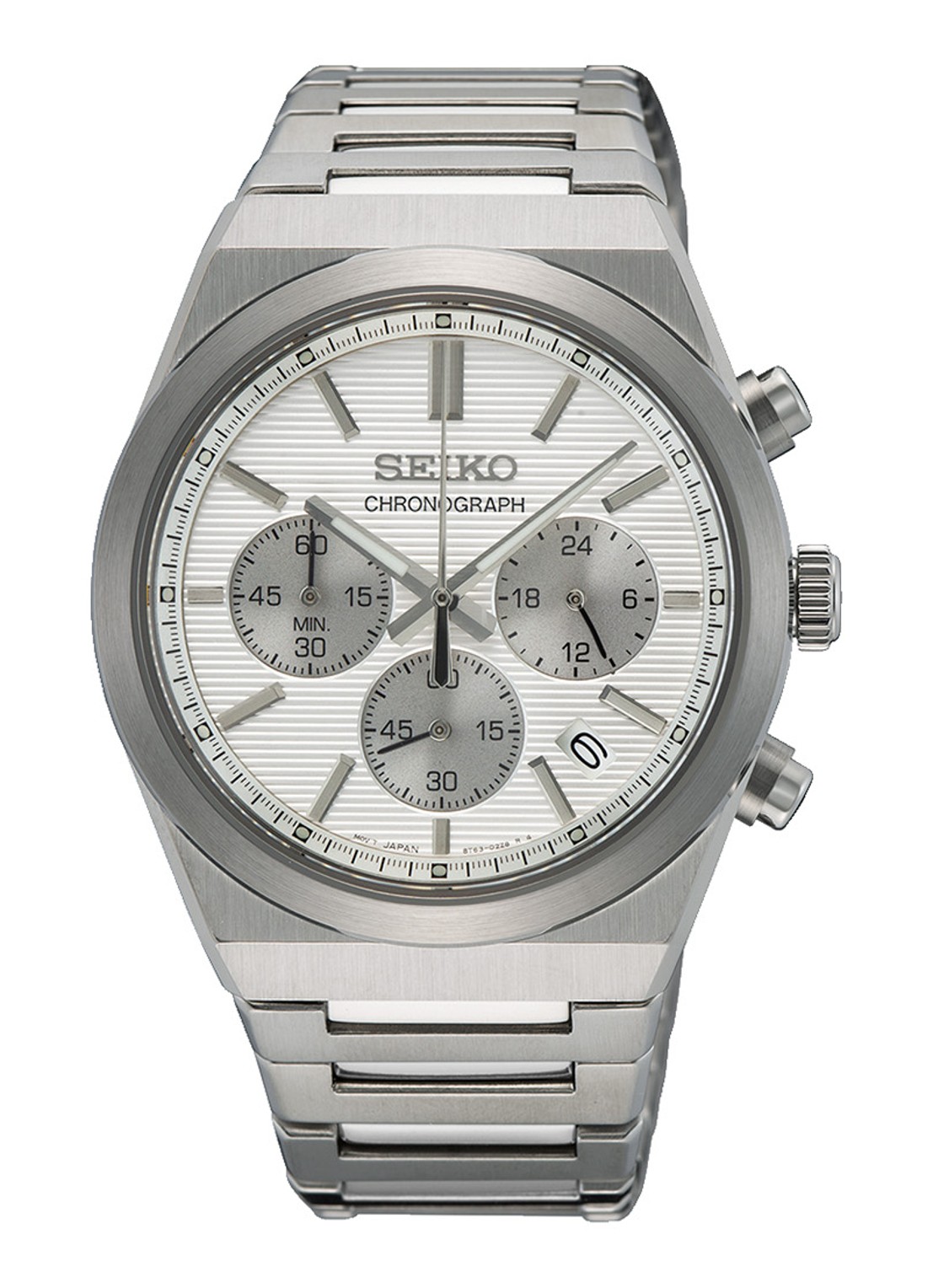 Seiko Horloge SSB451P1 - voorkant zilver