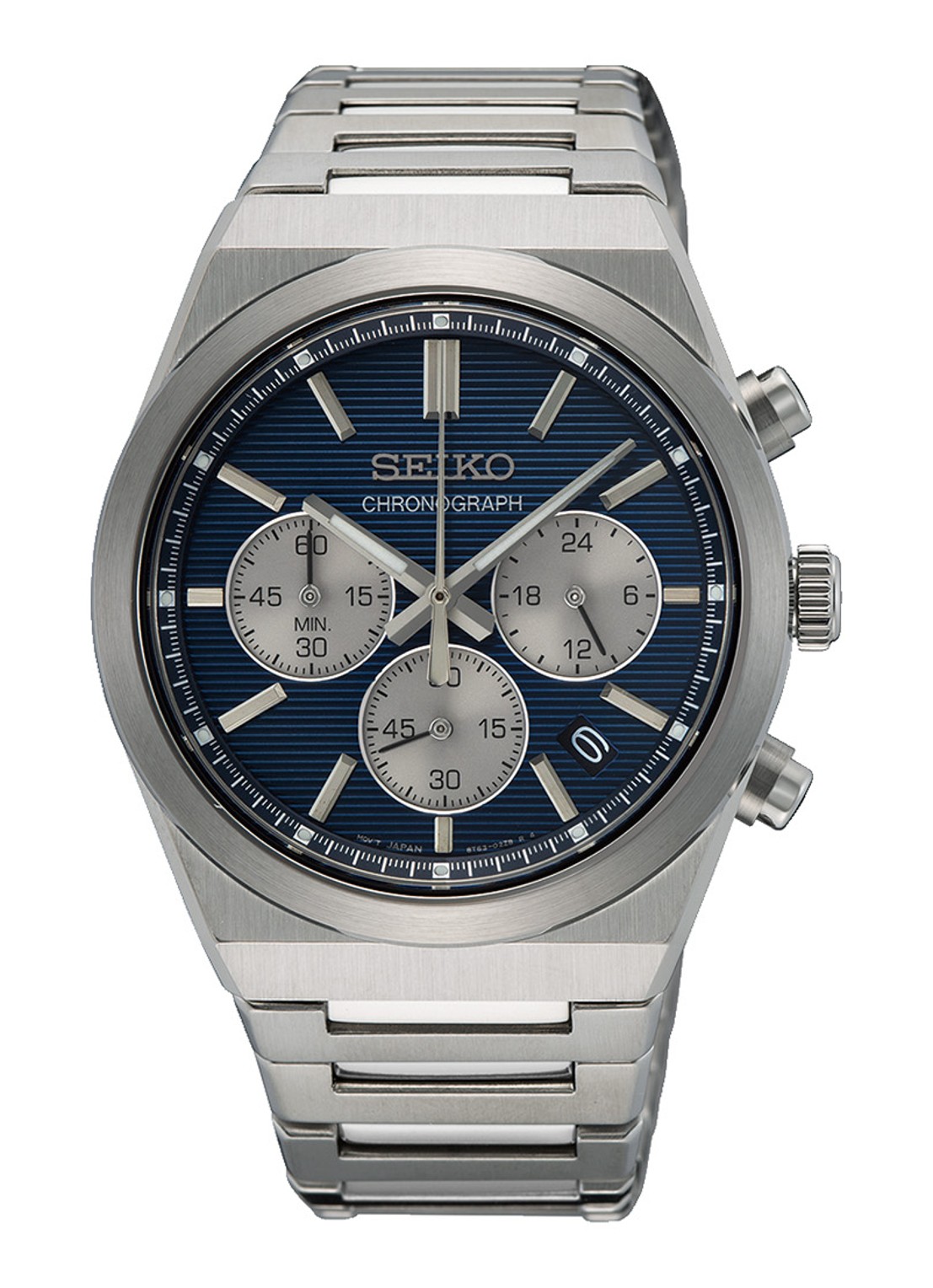 Seiko Horloge SSB453P1 - voorkant zilver