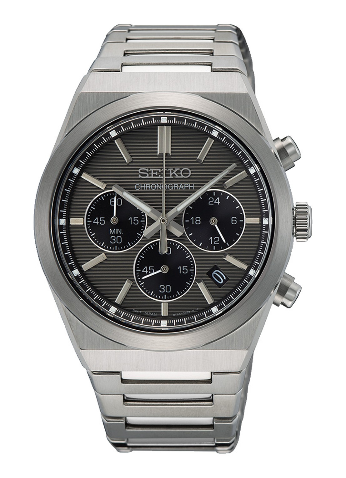 Seiko Horloge SSB455P1 - voorkant zilver