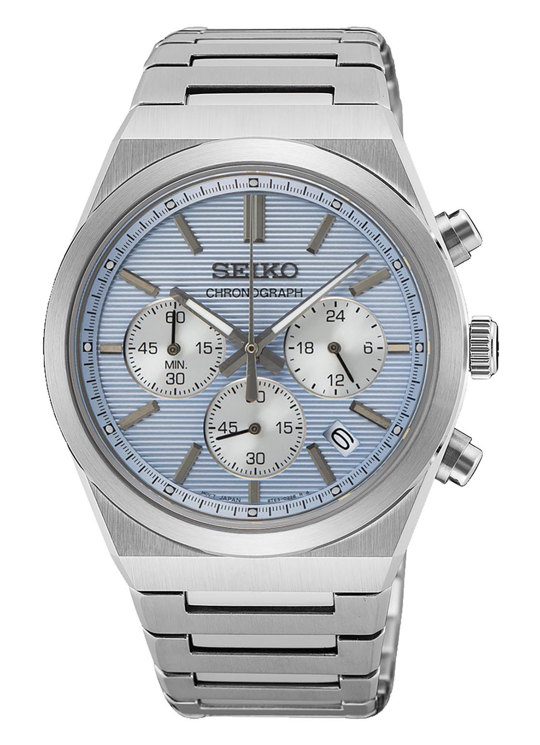 Seiko Horloge SSB459P1 - voorkant zilver