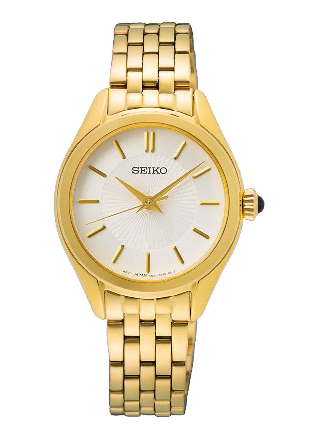 Seiko Horloge SUR538P1 - voorkant goud