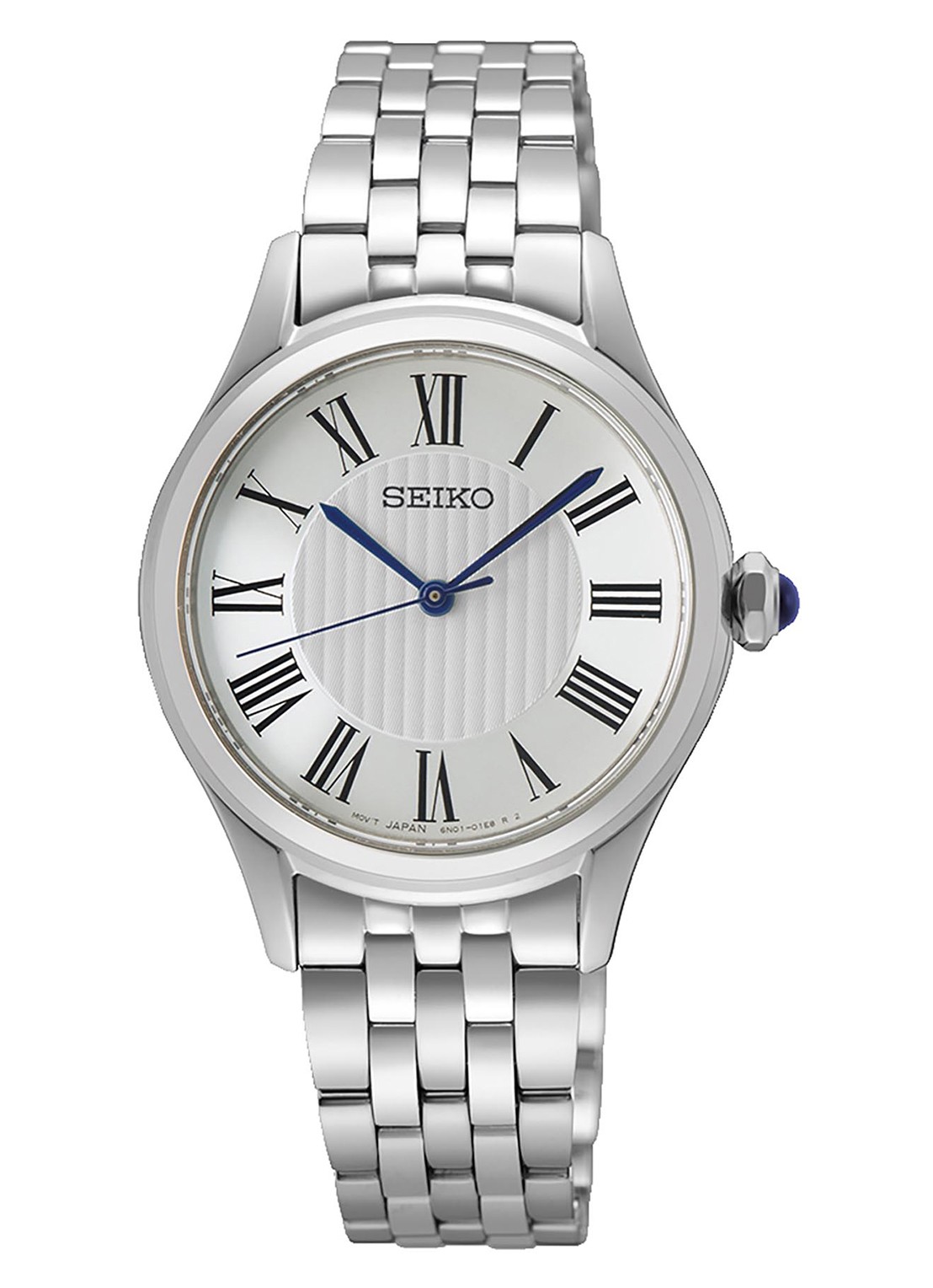 Seiko Horloge SUR609P1 - voorkant zilver