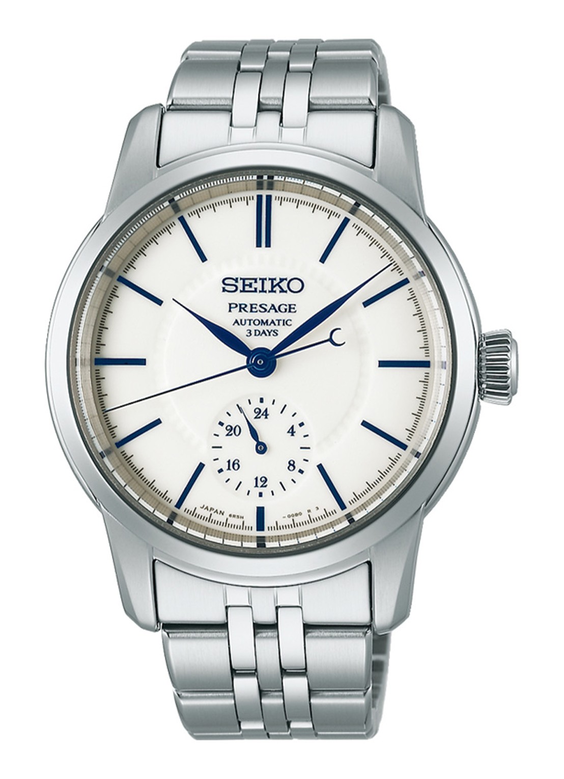 Seiko Presage Automatic horloge SPB445J1 - voorkant zilver