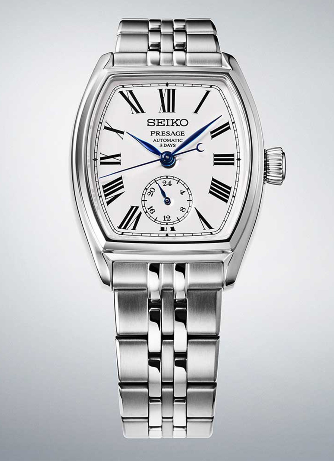 Seiko Presage Automatic horloge SPB537J1 - detail 2 zilver