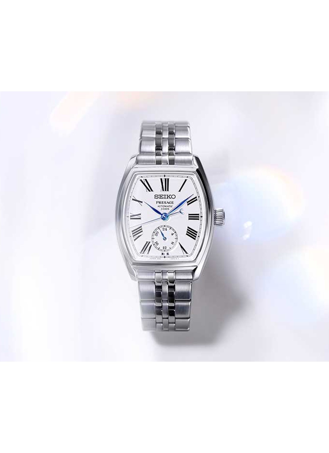 Seiko Presage Automatic horloge SPB537J1 - detail 3 zilver