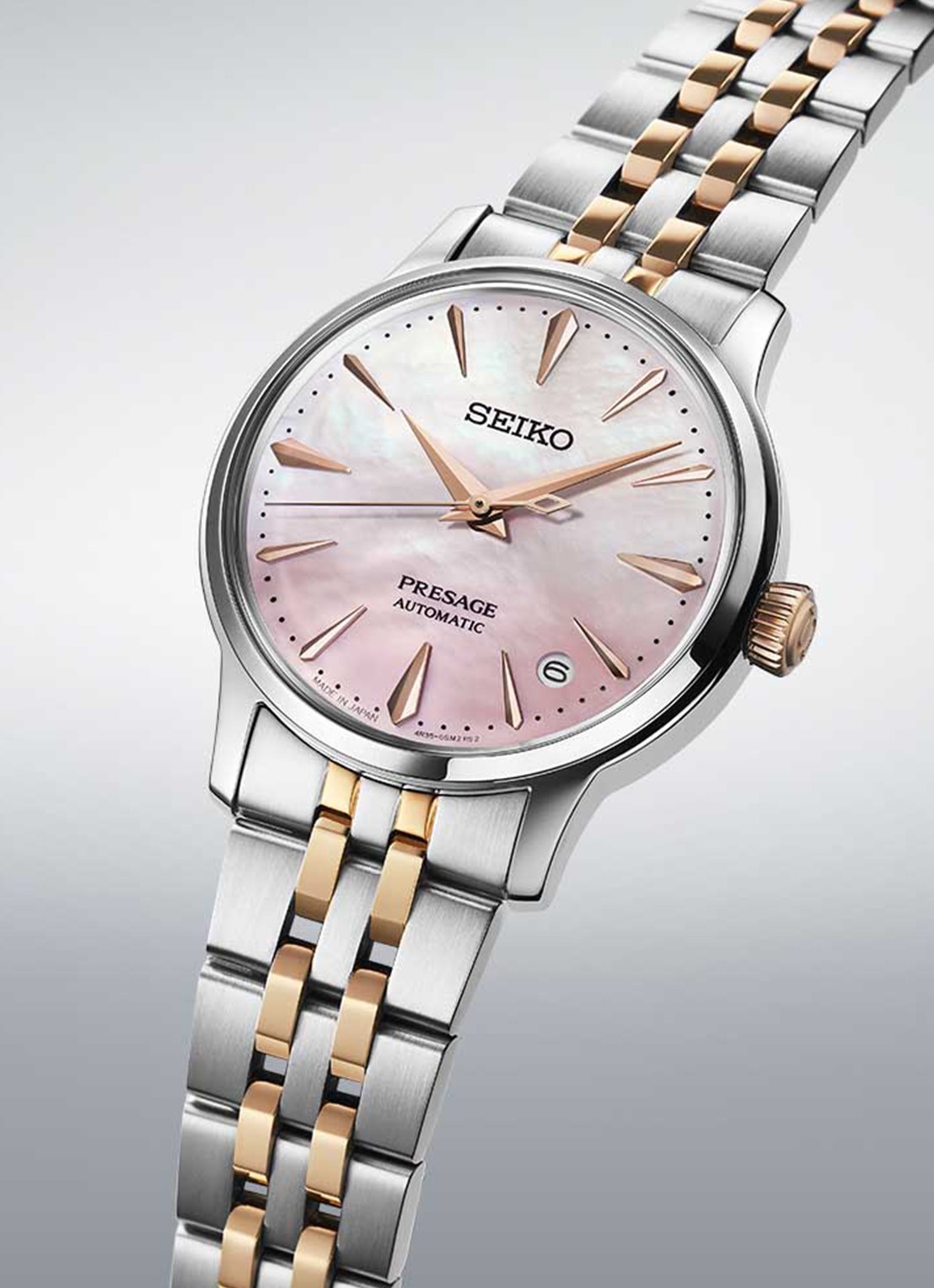Seiko Presage Automatic horloge SRPM06J1 - Limited Edition - detail zilver