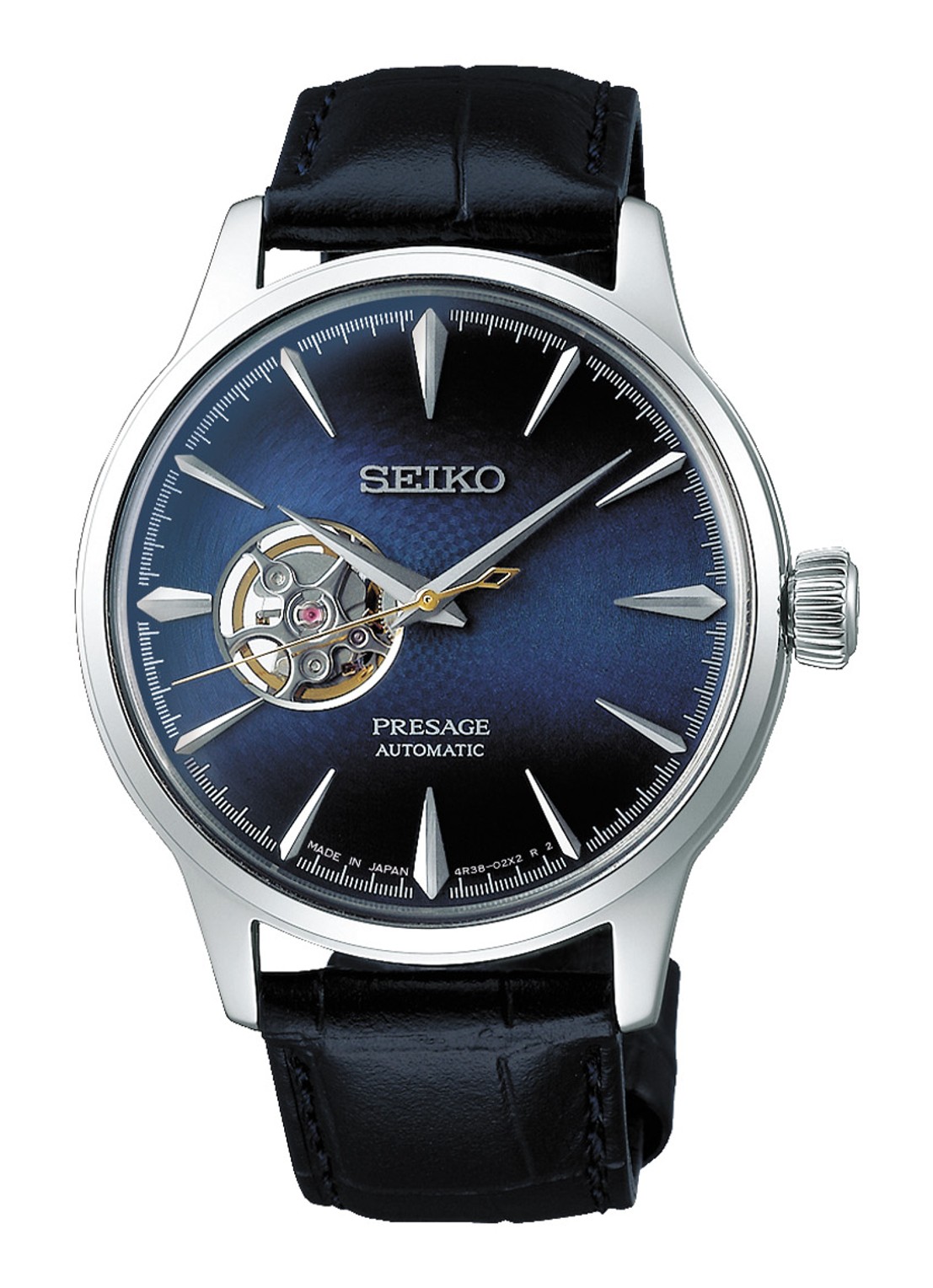 Seiko Presage Automatic horloge SSA405J1 - voorkant blauw