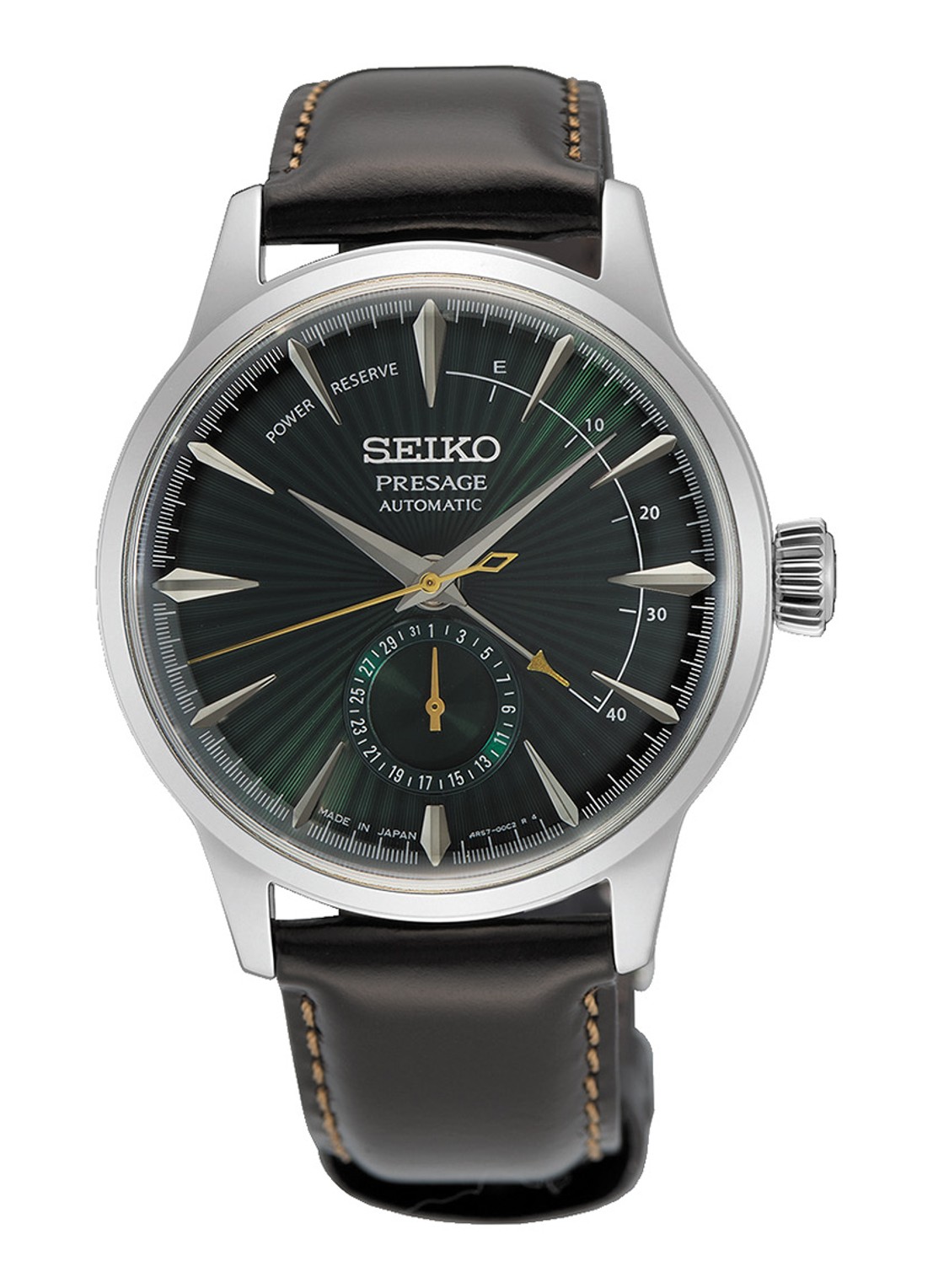 Seiko Presage Automatic horloge SSA459J1 - voorkant bruin